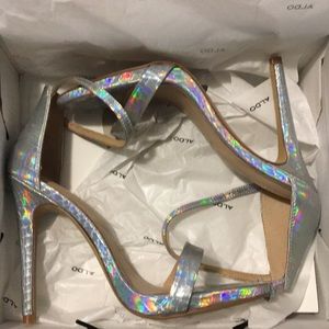 Iridescent Aldo Heels